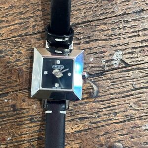 COACH BLACK SQUARE WATCH WOMENS, no scratches
